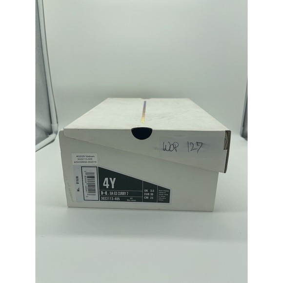 Under Armour Curry 7 Big Kids 'Dub Nation' - Size 4Y / 5.5W - Brand New w box - Picture 9 of 9